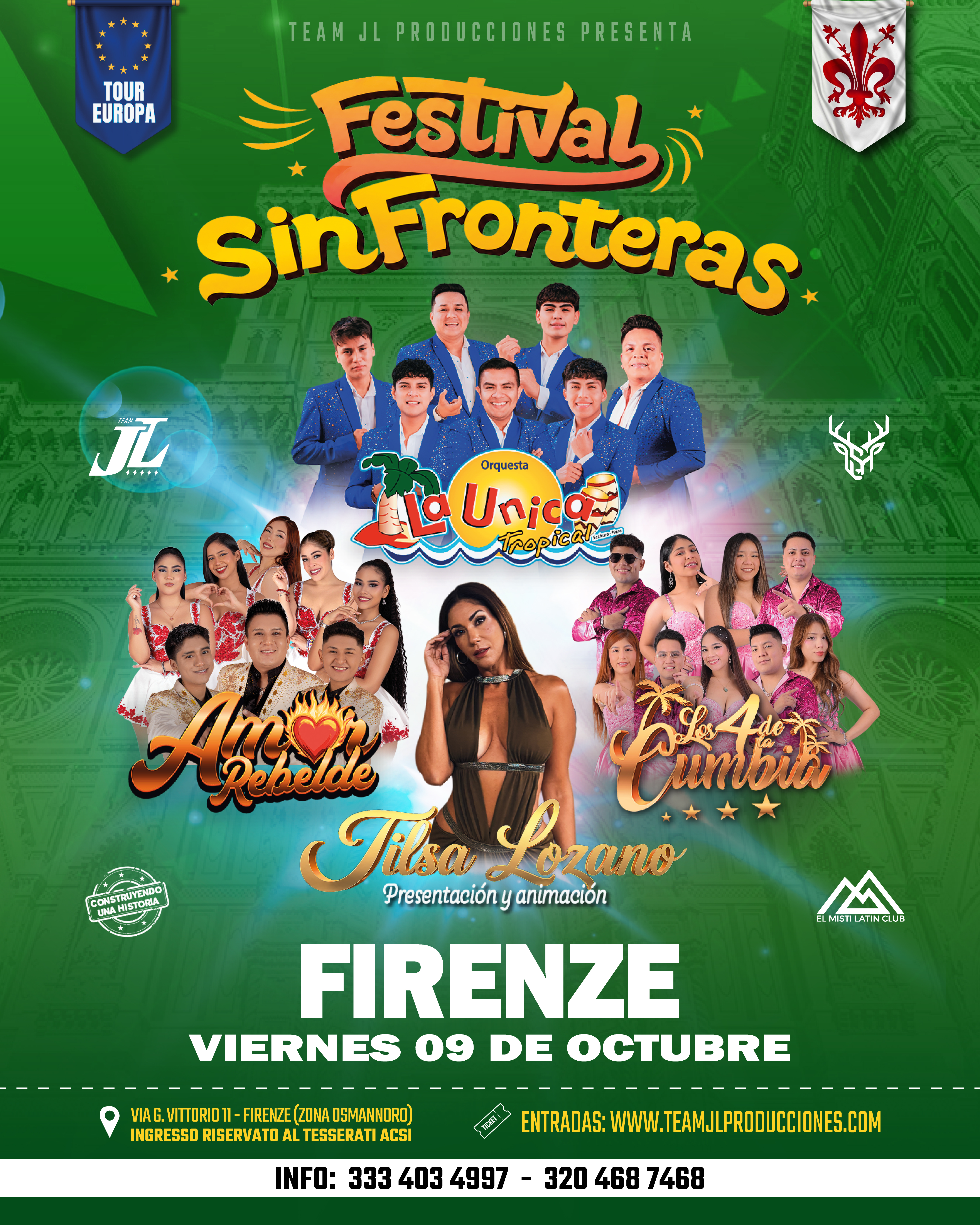 Flyer Concierto Firenze